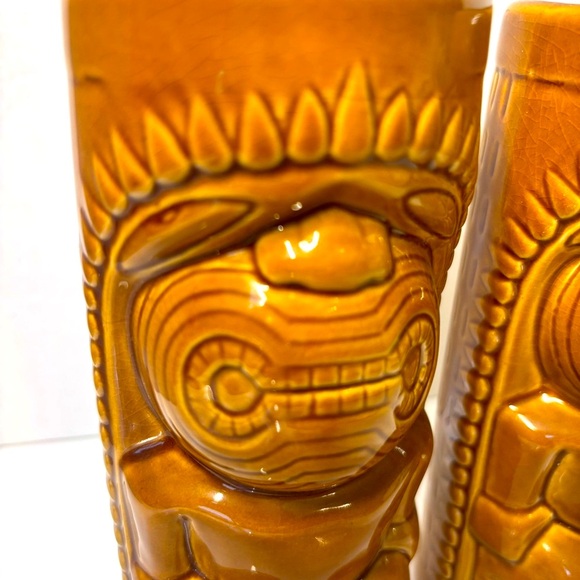 Orchards of Hawaii Vintage Tiki Mugs God/Guardian- Set of 2 - Picture 4 of 7